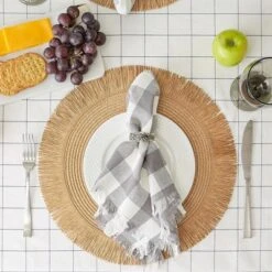 Design Imports Kitchen Windowpane Tablecloth 52X52 -Design Imports GUEST 7e1f4ecf 8aa4 41f9 be7e 8d7b8212836d