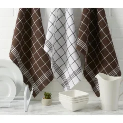 Design Imports Mocha Waffle Weave Dishtowel Set/6 8 Design Imports Mocha Waffle Weave Dishtowel Set/6 -Design Imports GUEST 7ffd6ac6 bf6a 4b6d bf5f ca1ab275d4a9