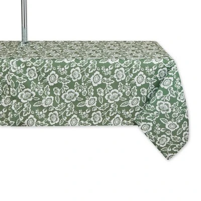 Design Imports Artichoke Green Floral Print Outdoor Tablecloth With Zipper 60X84 10 Design Imports Artichoke Green Floral Print Outdoor Tablecloth With Zipper 60X84 - Image 10