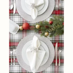 DII Metallic Woven Round Placemat, Silver, 15" Diameter -Design Imports GUEST 806f8a5e 17d7 49a1 ac04 44dfdb414aef