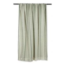 Design Imports Artichoke Green Braided Stripe Throw