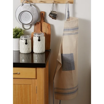 Design Imports Nautical Blue French Stripe Chef Apron 6 Design Imports Nautical Blue French Stripe Chef Apron - Image 6