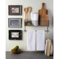 Design Imports Large Grey Farmhouse Towel Rack -Design Imports GUEST 820c372e 1d84 4786 9d87 3d31e7840c23