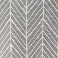 Design Imports Polyester Bin Herringbone Gray Square 11X11X11