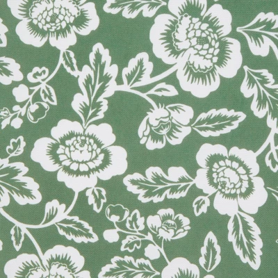 Design Imports Artichoke Green Floral Print Outdoor Tablecloth With Zipper 60X84 8 Design Imports Artichoke Green Floral Print Outdoor Tablecloth With Zipper 60X84 - Image 8