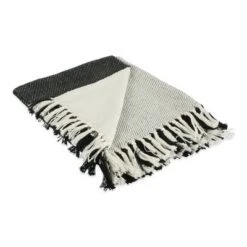 50"x60" Four Square Woven Throw Blanket With Fringe - Design Imports 14 50"x60" Four Square Woven Throw Blanket With Fringe - Design Imports -Design Imports GUEST 839c873e 3ca0 4461 a09e bfbfa72d789c
