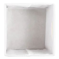 Design Imports Polyester Cube Stripe Stone Square 13X13X13