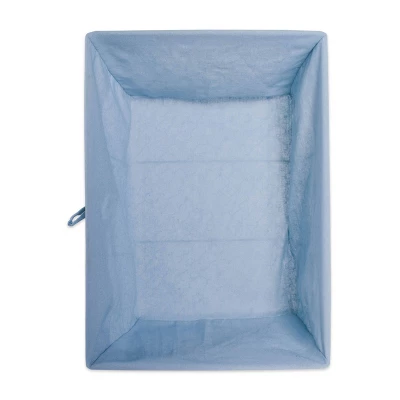 Design Imports Set Of 5 Antique White Chicken Wire Liner Baskets Denim 4 Design Imports Set Of 5 Antique White Chicken Wire Liner Baskets Denim - Image 4