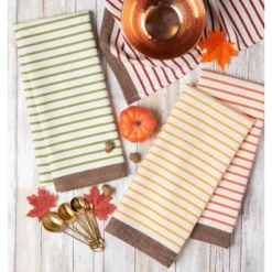 Design Imports Harvest Prep Stripe Woven Dishtowel (Set Of 4) -Design Imports GUEST 8693638d 29fd 47fa bd73 cbcb191a9229