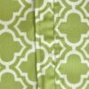 Design Imports Green Lattice Outdoor Tablecloth With Zipper 60X120