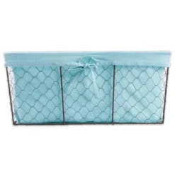 Design Imports Set Of 5 Rustic Bronze Chicken Wire Liner Baskets Aqua 12 Design Imports Set Of 5 Rustic Bronze Chicken Wire Liner Baskets Aqua -Design Imports GUEST 87addb40 801f 4e28 9bfc 1d7e44e367f4
