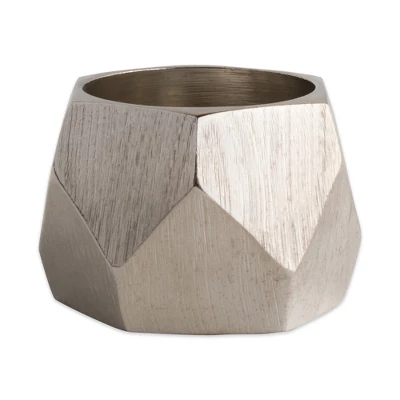 DII Metallic Triangle Band Napkin Ring 6 Piece Set, Silver 7 DII Metallic Triangle Band Napkin Ring 6 Piece Set, Silver -Design Imports GUEST 8a7a0fa9 8d98 4aa2 8b52 5c45069701e1