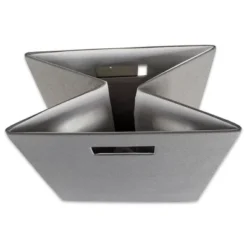 Polyester Cube Solid Gray Square 11x11x11 -Design Imports GUEST 8c6c505e b0e1 4b87 97da 82f977817086