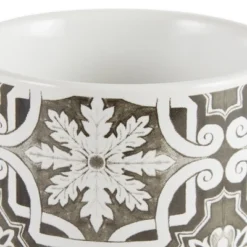 Design Imports Black Tile Ceramic Canister Set/3 -Design Imports GUEST 8d70c3db 8fbb 4e11 91e9 9921dae1c49d