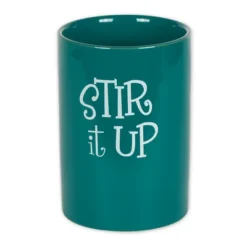 Design Imports Teal Stir It Up Ceramic Utensil Holder -Design Imports GUEST 8de72ec0 8913 45c4 ab87 db31104dd9f6