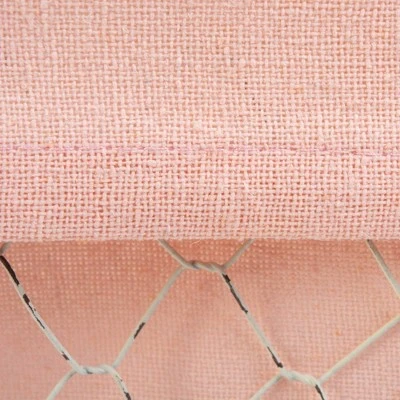 Design Imports Set Of 3 Antique Chicken Wire Blush Liner Baskets White 2 Design Imports Set Of 3 Antique Chicken Wire Blush Liner Baskets White - Image 2