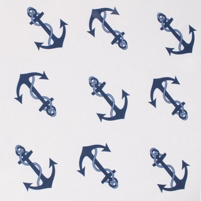 Design Imports Anchors Print Outdoor Tablecloth With Zipper 60 Round 6 Design Imports Anchors Print Outdoor Tablecloth With Zipper 60 Round - Image 6