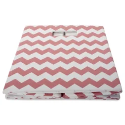 Polyester Cube Chevron Rose Square 13x13x13 13 Polyester Cube Chevron Rose Square 13x13x13 -Design Imports GUEST 8ef322f8 a177 40e6 b596 874ac44d0535