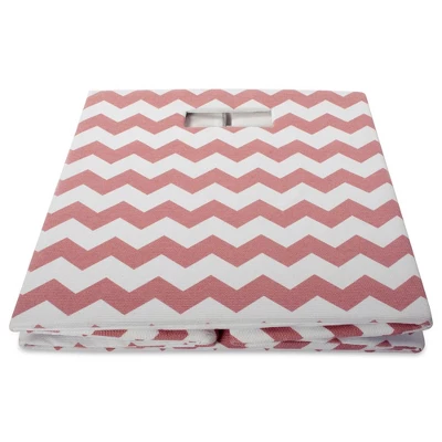 Polyester Cube Chevron Rose Square 13x13x13 3 Polyester Cube Chevron Rose Square 13x13x13 - Image 3