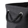 Design Imports Polyester Bin Variegated Black Rectangle Small 14X8X9