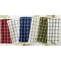 Design Imports Jumbo Washed Waffle Dishtowel Set 2 Piece, 20X30", Sage -Design Imports GUEST 92ee232c 2a09 4a88 be9a f399510b062f