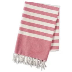 28"x59" Fouta Striped Throw Blanket - Design Imports -Design Imports GUEST 93429a33 5c72 4f94 99e2 b5e1f5f7e7d9
