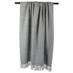 50"x60" X Diamond Geometric Throw Blanket - Design Imports