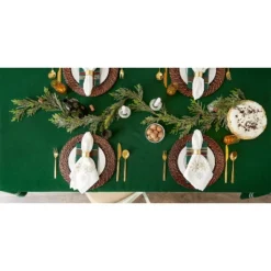 Design Imports Border Stripe Tablecloth, Balsam Green, 60X104" -Design Imports GUEST 9494916c 1b5b 42d9 8695 dc2575f7d148