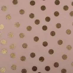 Set Of 4 11" X 11" X 11" Nonwoven Polyester Dots Millennial Square Storage Cube Pink & Gold - Design Imports -Design Imports GUEST 954e3cd4 80af 4c98 88b1 f1630679a1fc 1