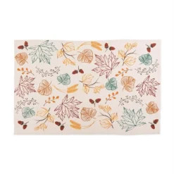 Design Imports Autumn Leaves Printed Dishtowel(Set Of 2)