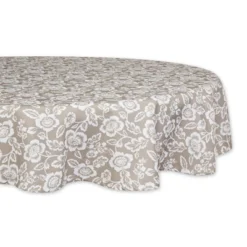 Design Imports Stone Floral Print Outdoor Tablecloth 60 Round -Design Imports GUEST 989537f0 2f2f 43d7 a53e 45657a5ea019