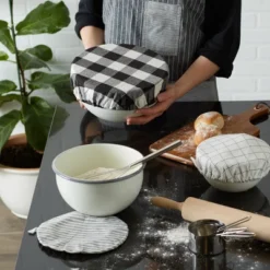 DII Assorted Black Farmhouse Woven Dish Cover Set/3 15 DII Assorted Black Farmhouse Woven Dish Cover Set/3 -Design Imports GUEST 995a9eee a0e6 4a8a a534 0521c6054576