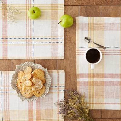 Design Imports Veranda Plaid Placemat Set/4 3 Design Imports Veranda Plaid Placemat Set/4 - Image 3