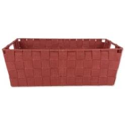 Design Imports Nylon Bin Basketweave Rust Trapezoid 13X15X5 Set/2 -Design Imports GUEST 99e08508 391f 4b82 909f 9f31a52d04c7