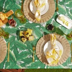 Design Imports Banana Leaf Outdoor Tablecloth 60 Round -Design Imports GUEST 9af7374f de28 44fb 9172 4ba9d76eebf3