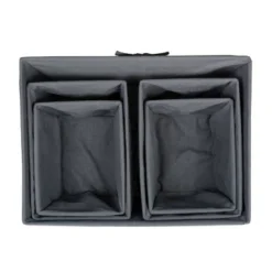 Design Imports Set Of 5 Vintage Gray Wire Liner Baskets Gray -Design Imports GUEST 9b99da7e 7989 471b a4c0 1d89fdc52669