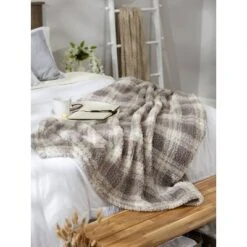 50"x60" Farmhouse Plaid Plush Throw Blanket - Design Imports 18 50"x60" Farmhouse Plaid Plush Throw Blanket - Design Imports -Design Imports GUEST 9c04c876 6d27 42ee adb7 917ccf80b6df