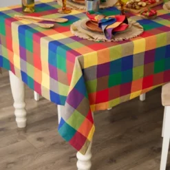 Design Imports Indian Summer Check Tablecloth 52X52 11 Design Imports Indian Summer Check Tablecloth 52X52 -Design Imports GUEST 9cb32b77 025b 42d7 9aef 7b37ddb867ac