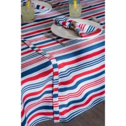 Design Imports Patriotic Stripe Outdoor Tablecloth With Zipper 60 Round -Design Imports GUEST 9d0ce8d8 fedc 4261 943a fdec0ce1ac09 1