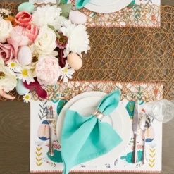 Design Imports Easter Folk Garden Embellished Placemat Set/6 -Design Imports GUEST 9d8a4da3 0968 4ae8 a3a4 11851c4d69aa