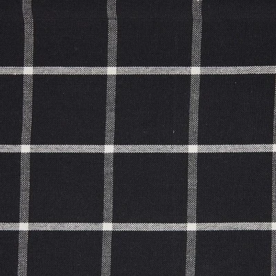 DII Check Placemat Set 6 Piece, Black Check, 13x19" 2 DII Check Placemat Set 6 Piece, Black Check, 13x19" - Image 2