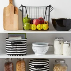 13"x 10"x 11"Large Rectangle Metal Basket Black - Design Imports -Design Imports GUEST 9fcaea73 f5d5 496e a8a7 ba8e26b34754