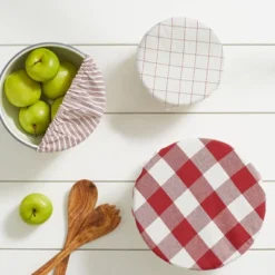 DII Assorted Barn Red Farmhouse Woven Dish Cover Set/3 18 DII Assorted Barn Red Farmhouse Woven Dish Cover Set/3 -Design Imports GUEST a055d105 dece 4a50 9b06 fcfb95e18863