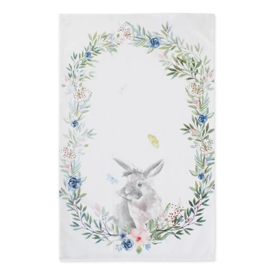 Design Imports Flower Garden Kitchen Textiles, 18X28", Floral Bunnies, 3 Pieces 3 Design Imports Flower Garden Kitchen Textiles, 18X28", Floral Bunnies, 3 Pieces - Image 3