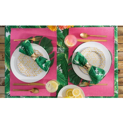Design Imports Banana Leaf Outdoor Tablecloth 60X84 4 Design Imports Banana Leaf Outdoor Tablecloth 60X84 - Image 4