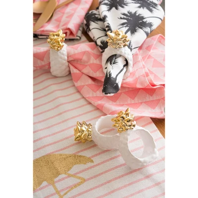 DII 4 Piece Napkin Ring Set, Gold Pineapple 6 DII 4 Piece Napkin Ring Set, Gold Pineapple -Design Imports GUEST a299616e 1c8d 4072 8ec5 1fa3bca3b827