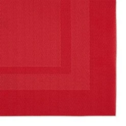 DII PVC Doubleframe Indoor/Outdoor Placemat Set/6, Tango Red, 13x17.25" -Design Imports GUEST a2b02ad2 7453 4e05 9df0 77c0351549c8