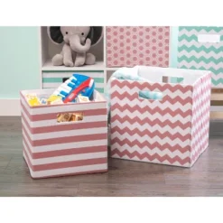 Polyester Cube Chevron Rose Square 13x13x13 19 Polyester Cube Chevron Rose Square 13x13x13 -Design Imports GUEST a2f5a843 e0f2 4f02 b39b 519ddd688dd5