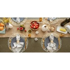DII Woven Paper Placemat Set 6 Piece, Off-White, 15" Dia 9 DII Woven Paper Placemat Set 6 Piece, Off-White, 15" Dia -Design Imports GUEST a2f805ec 12e9 4831 9435 f80a11b9c56a