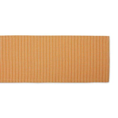 Design Imports Gingham Check Table Runner, Pumpkin Spice, 14X108" 1 Design Imports Gingham Check Table Runner, Pumpkin Spice, 14X108"